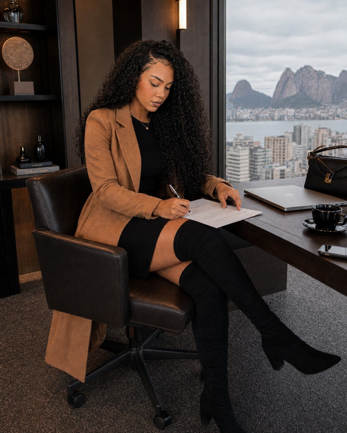 Clara Santos em retrato editorial relacionado a identidade e presença